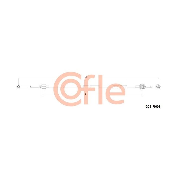 Trosas, neautomatinė transmisija COFLE 92.2CB.FI005