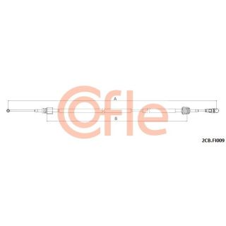 Trosas, neautomatinė transmisija COFLE 92.2CB.FI009