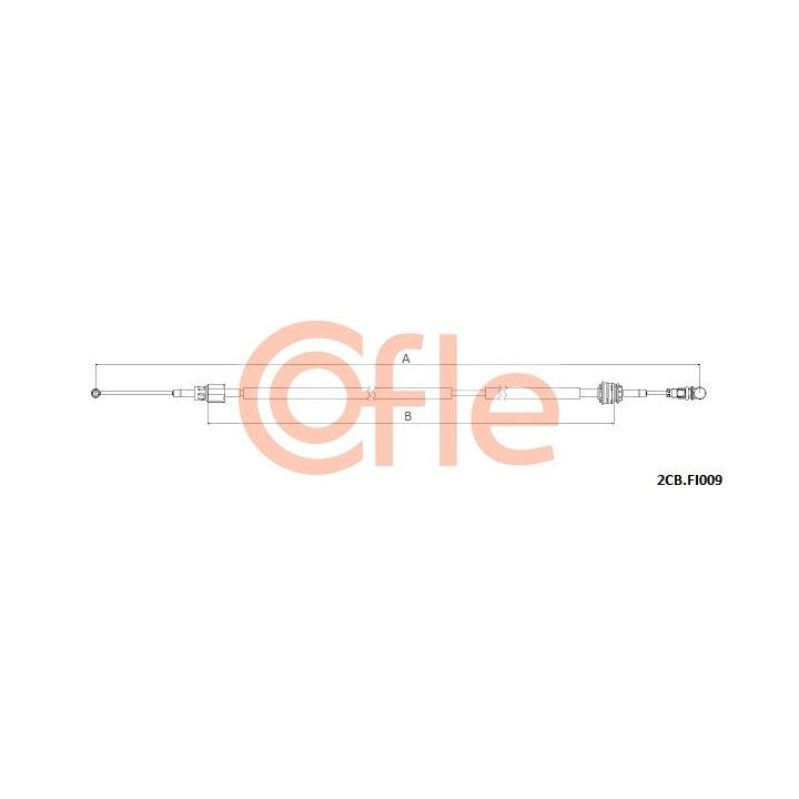 Trosas, neautomatinė transmisija COFLE 92.2CB.FI009