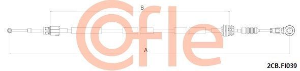 Trosas, neautomatinė transmisija COFLE 92.2CB.FI039