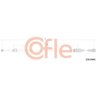 Trosas, neautomatinė transmisija COFLE 92.2CB.FI042