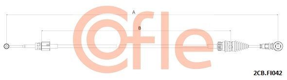 Trosas, neautomatinė transmisija COFLE 92.2CB.FI042
