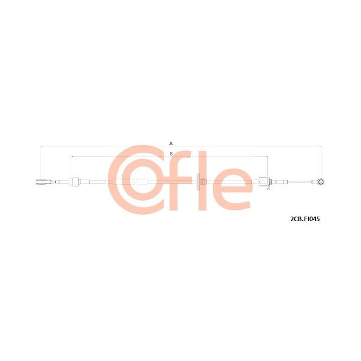 Trosas, neautomatinė transmisija COFLE 92.2CB.FI045