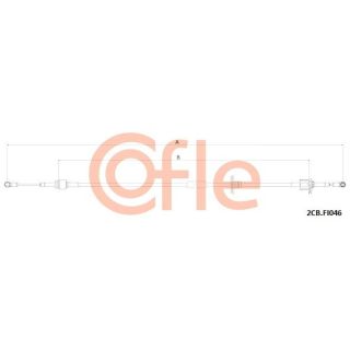Trosas, neautomatinė transmisija COFLE 92.2CB.FI046