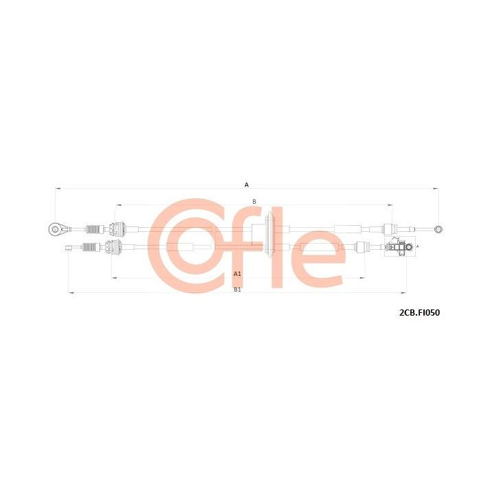 Trosas, neautomatinė transmisija COFLE 92.2CB.FI050