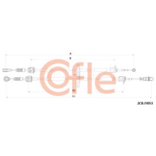 Trosas, neautomatinė transmisija COFLE 92.2CB.FI053