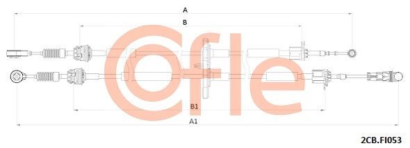 Trosas, neautomatinė transmisija COFLE 92.2CB.FI053