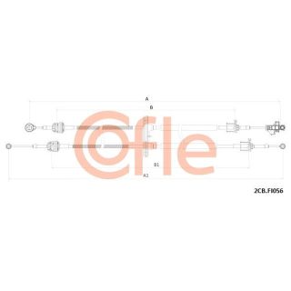Trosas, neautomatinė transmisija COFLE 92.2CB.FI056