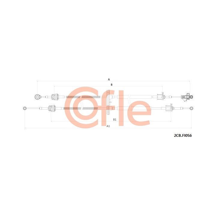 Trosas, neautomatinė transmisija COFLE 92.2CB.FI056