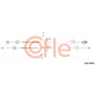 Trosas, neautomatinė transmisija COFLE 92.2CB.FI059