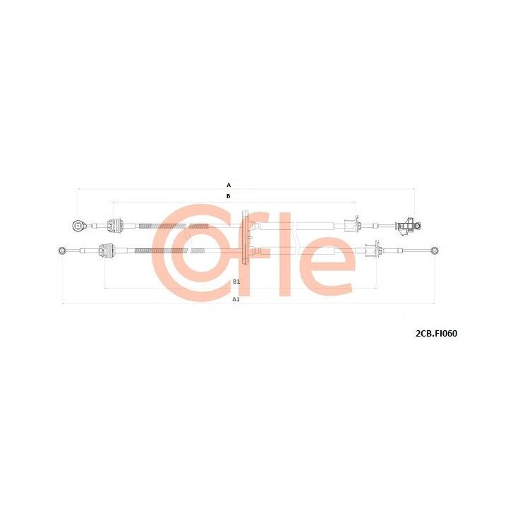Trosas, neautomatinė transmisija COFLE 92.2CB.FI060
