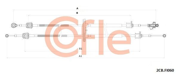 Trosas, neautomatinė transmisija COFLE 92.2CB.FI060