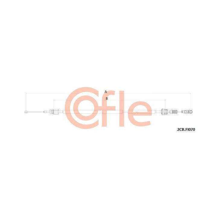 Trosas, neautomatinė transmisija COFLE 92.2CB.FI070