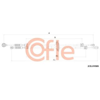 Trosas, neautomatinė transmisija COFLE 92.2CB.HY009