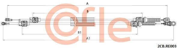 Trosas, neautomatinė transmisija COFLE 92.2CB.RE003