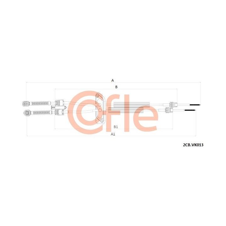 Trosas, neautomatinė transmisija COFLE 92.2CB.VK013