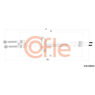 Trosas, neautomatinė transmisija COFLE 92.2CB.VK014