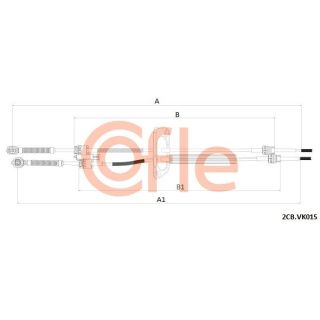 Trosas, neautomatinė transmisija COFLE 92.2CB.VK015