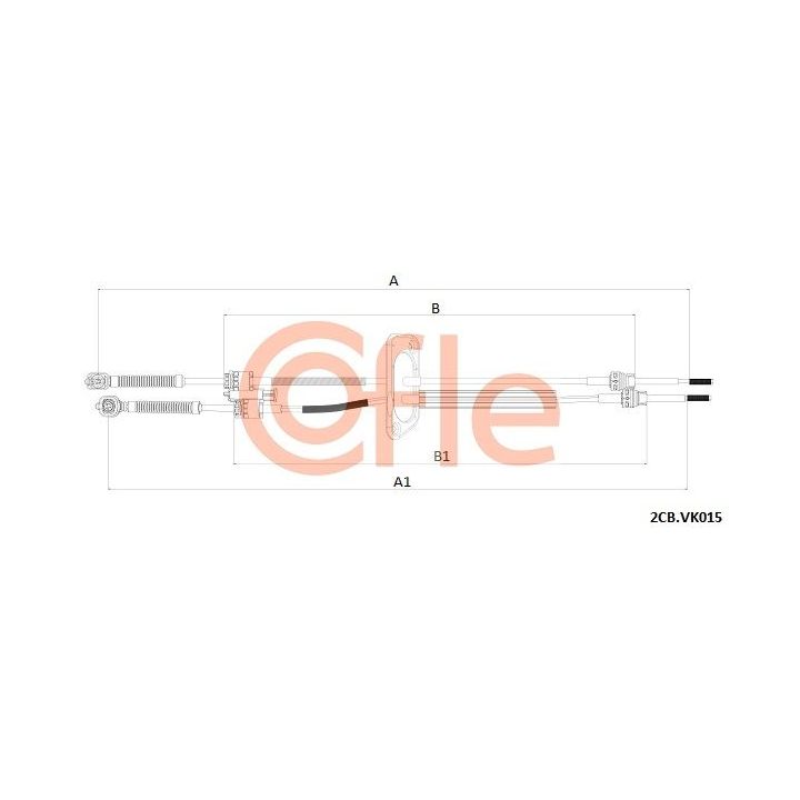 Trosas, neautomatinė transmisija COFLE 92.2CB.VK015