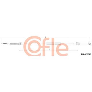 Trosas, neautomatinė transmisija COFLE 92.2CB.VK016