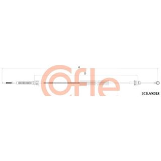 Trosas, neautomatinė transmisija COFLE 92.2CB.VK018