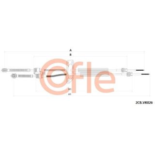 Trosas, neautomatinė transmisija COFLE 92.2CB.VK026
