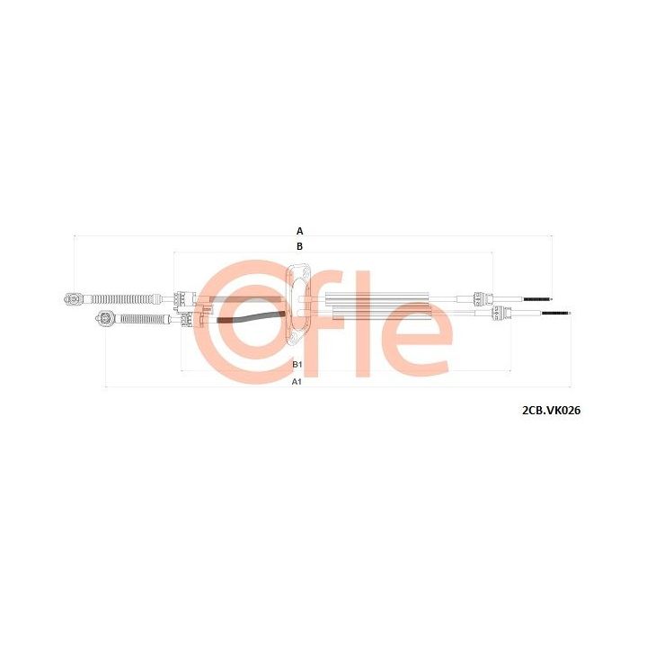 Trosas, neautomatinė transmisija COFLE 92.2CB.VK026