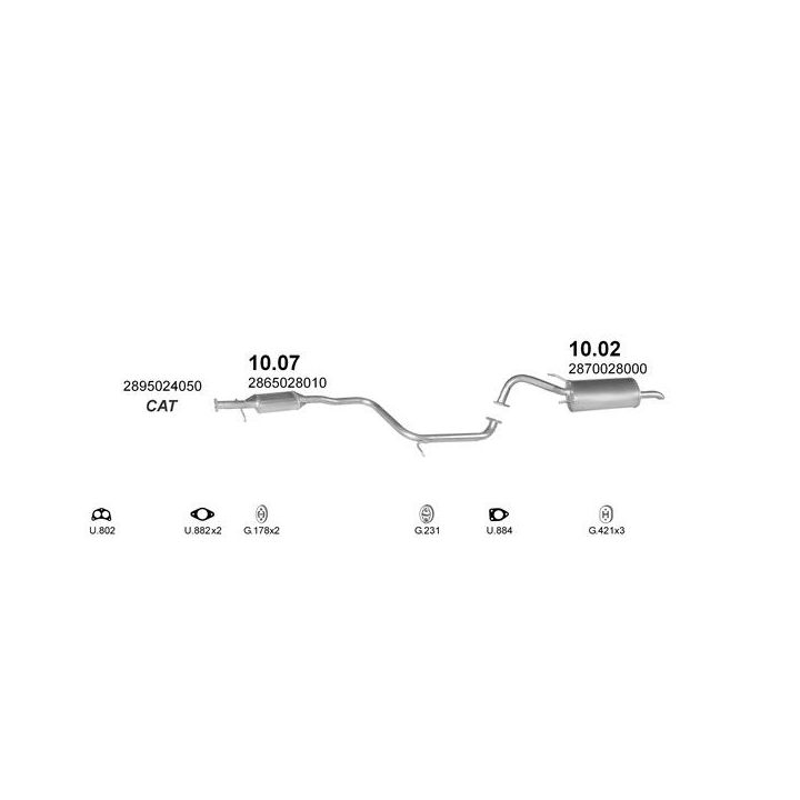 Išmetimo sistema POLMO POLMO000001