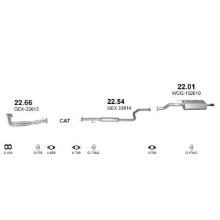 Išmetimo sistema POLMO POLMO00050