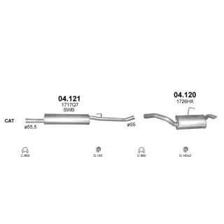 Išmetimo sistema POLMO POLMO00056