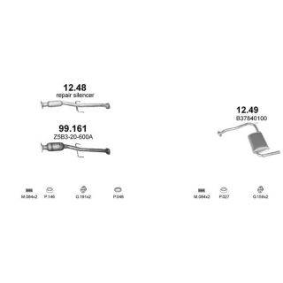 Išmetimo sistema POLMO POLMO00070