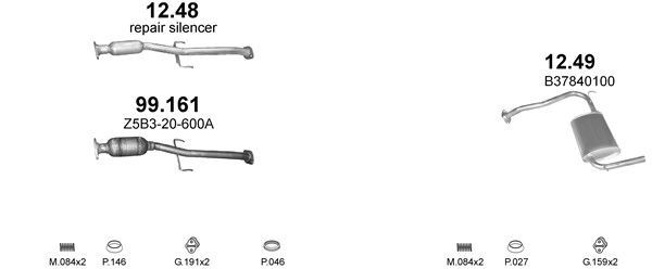 Išmetimo sistema POLMO POLMO00070