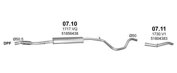 Išmetimo sistema POLMO POLMO00079