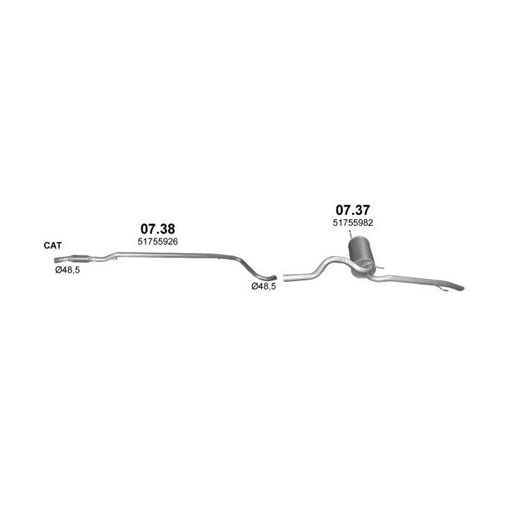 Išmetimo sistema POLMO POLMO00081