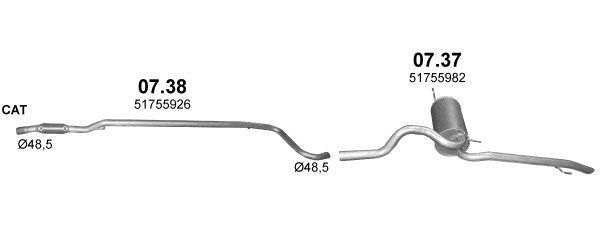 Išmetimo sistema POLMO POLMO00081