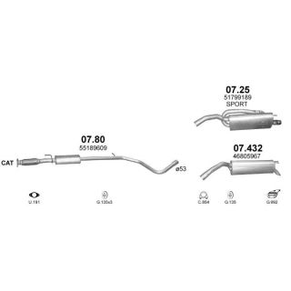 Išmetimo sistema POLMO POLMO00086