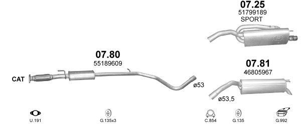 Išmetimo sistema POLMO POLMO00088