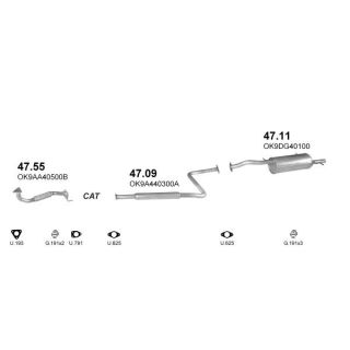 Išmetimo sistema POLMO POLMO00119