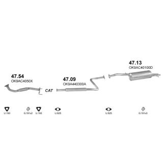 Išmetimo sistema POLMO POLMO00122