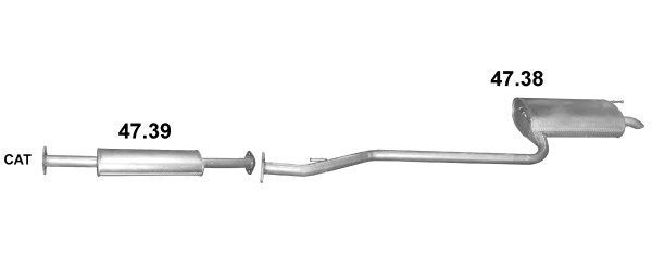 Išmetimo sistema POLMO POLMO00126