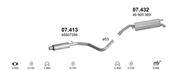 Išmetimo sistema POLMO POLMO00157