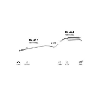 Išmetimo sistema POLMO POLMO00161