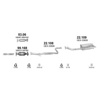 Išmetimo sistema POLMO POLMO00212