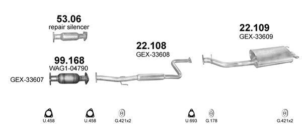 Išmetimo sistema POLMO POLMO00212