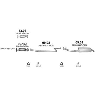 Išmetimo sistema POLMO POLMO00214