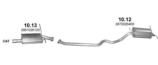 Išmetimo sistema POLMO POLMO00238