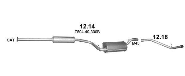 Išmetimo sistema POLMO POLMO00240