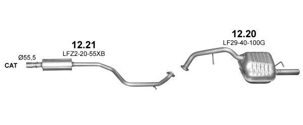 Išmetimo sistema POLMO POLMO00241
