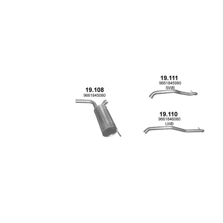 Išmetimo sistema POLMO POLMO00245