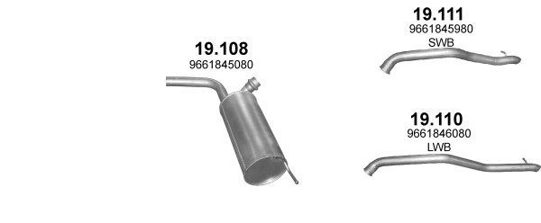 Išmetimo sistema POLMO POLMO00245